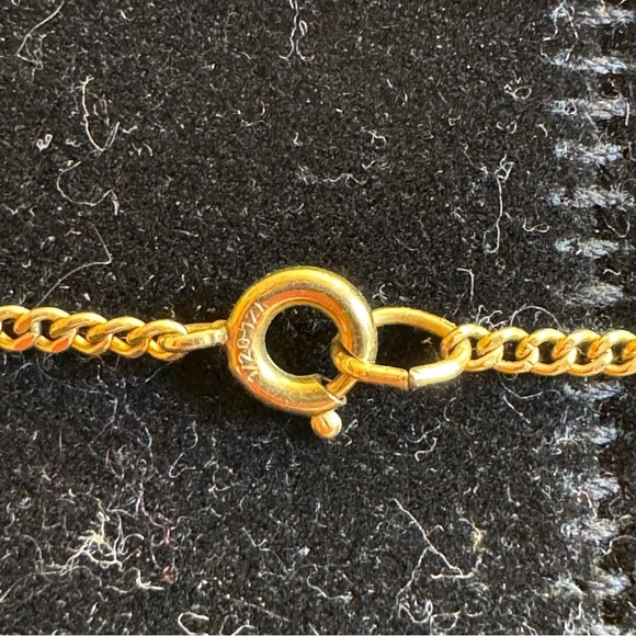 High Quality Nephrite Jade Cross Pendant with 1/20 14K Gold Filled Chain - Picture 12 of 16